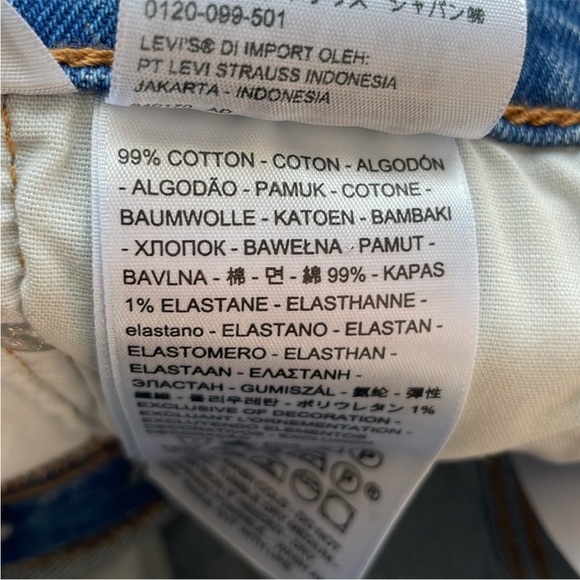 Levi's Women's 501 High Rise Buttonfly Cut Off Jean Shorts. Size 31. NWT - Picture 13 of 14